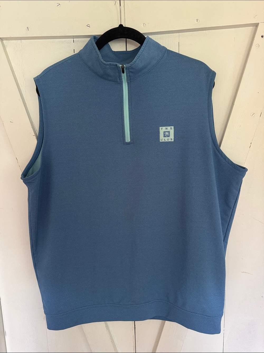 Peter Millar Galway Stretch Loop Terry Quarter-Zip Vest